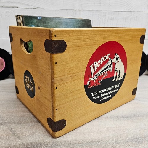 Victor record box large - record,