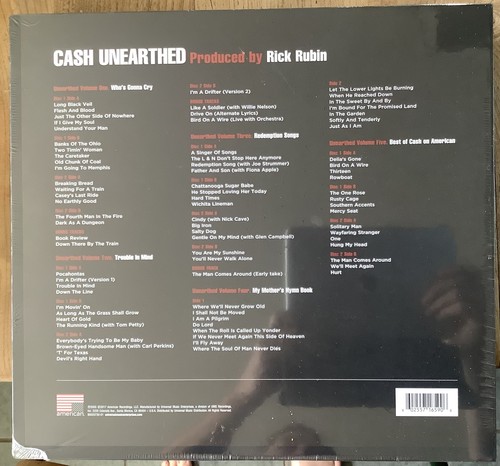 Johnny cash unearthed 9x180g - johnny,