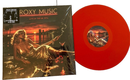 Roxy music red vinyl lp - music,