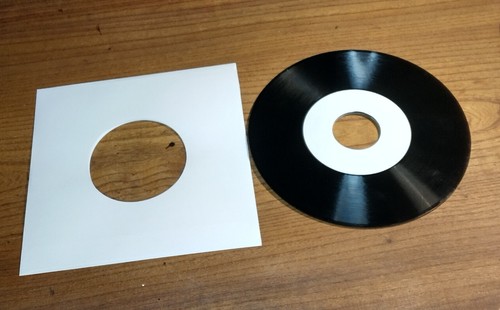 Lathe cut vinyl record - cut, 7"