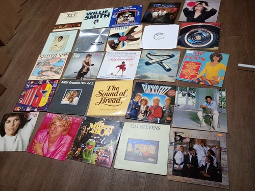 Vinyl record job lot 30kg - lot,